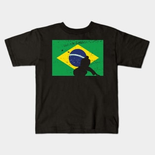 Brazilian Flag - BJJ Kids T-Shirt